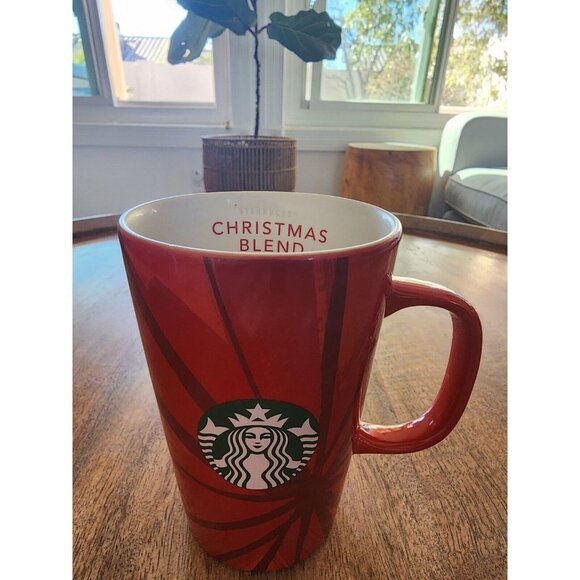 2014 Starbucks Red Christmas Blend 30 Years Coffee Cup Tea Mug | 12oz - Picture 1 of 6